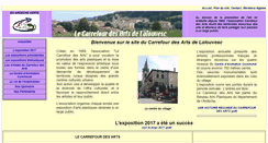 Desktop Screenshot of carrefourdesarts-lalouvesc.com